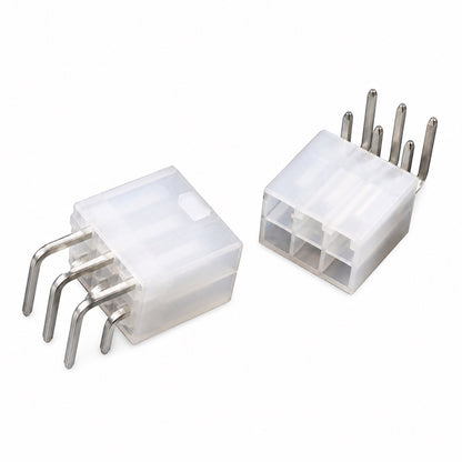 Conector macho curvo de 4.2mm para PCB 5569 - 6 pines-1