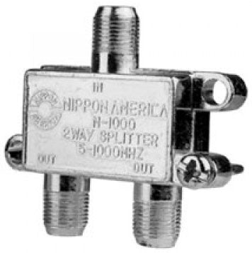 Splitter N.A. de 2 vías 5-1000 MHz-1