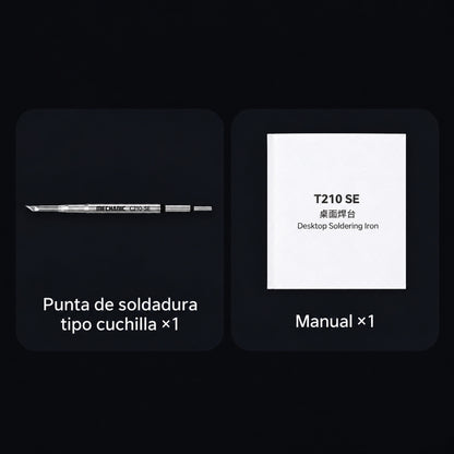 Estación de soldadura digital Mechanic T210 SE de 50W-10