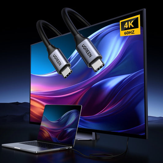 Cable USB-C UGREEN de 100W y 5Gbps - 1.5m-2