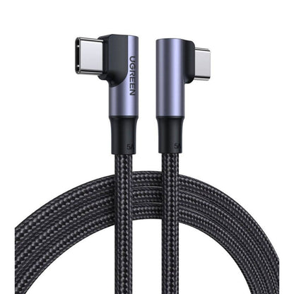 Cable USB-C trenzado a 90 grados UGREEN de 100W - 1m-1