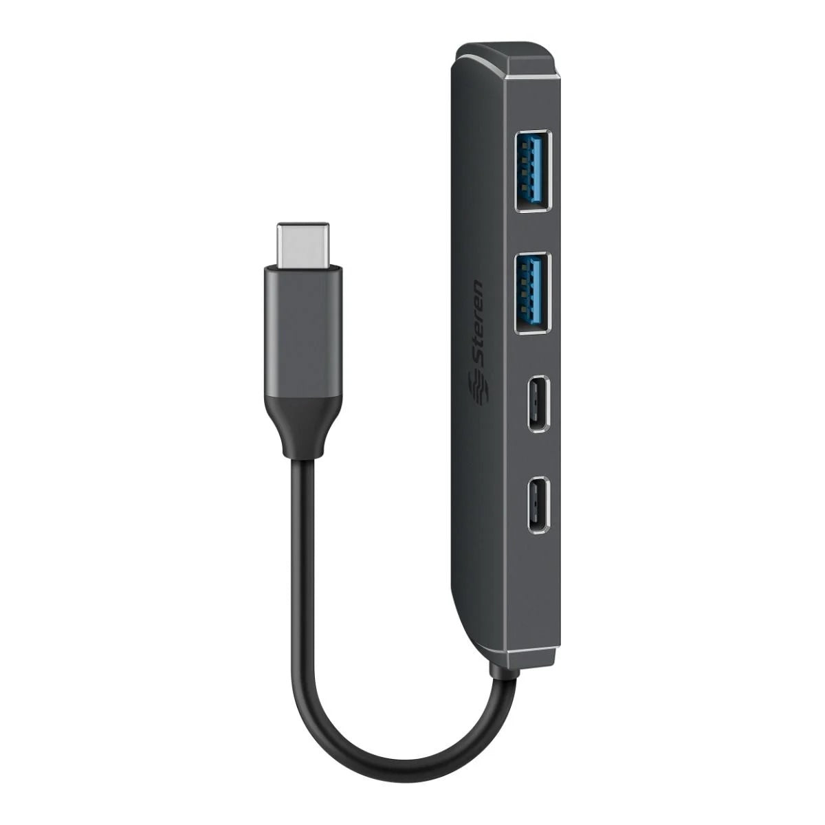 Hub USB-C a 2 USB 3.0 Y 2 USB-C-1