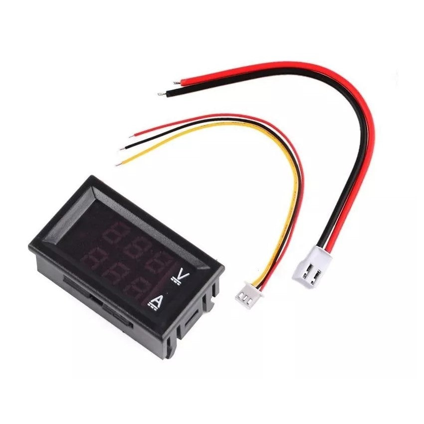Voltímetro y amperímetro digital de 100V y 10A-3