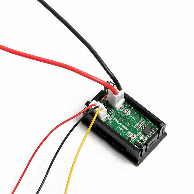 Voltímetro y amperímetro digital de 100V y 100A-5