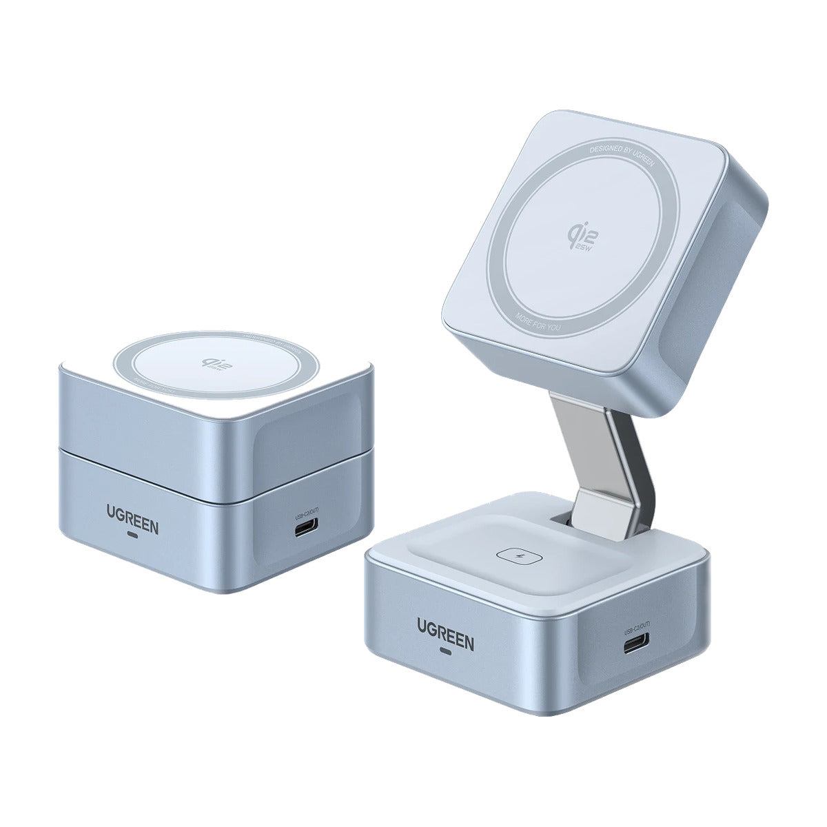 Cargador inalámbrico plegable 2 en 1 UGREEN - 25W