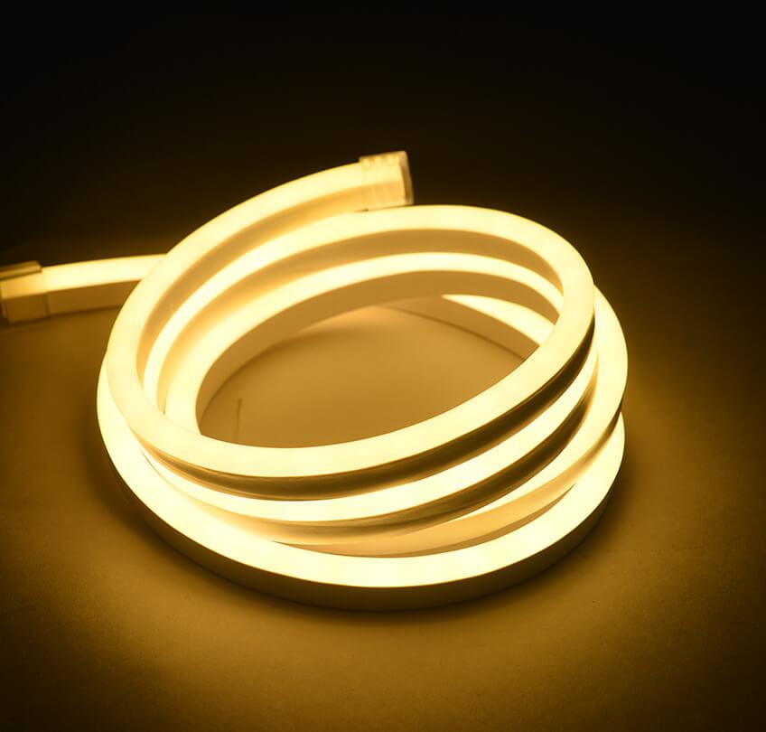 Tira LED flexible neón blanco cálido de 120 VAC - 1 metro-1