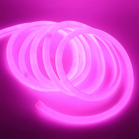 Manguera LED tubular neón rosado de 120 VAC - 1 metro-1
