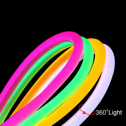 Manguera LED tubular neón rosado de 120 VAC - 1 metro-3
