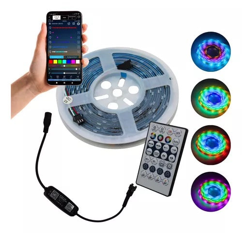 Tira LED RGB NEOPIXEL BT 5050 de 2048 píxeles - 5m-2