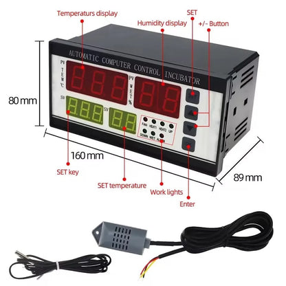 Controlador de incubadoras XM-18 de 110 a 220 VAC-3