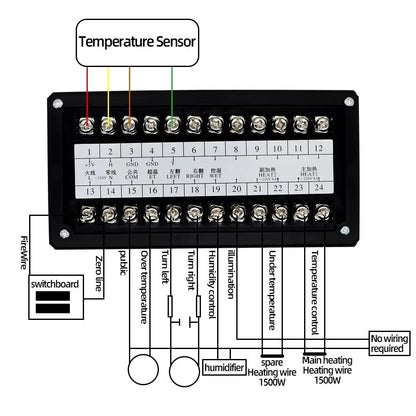 Controlador de incubadoras XM-18S de 110 a 220 VAC-4