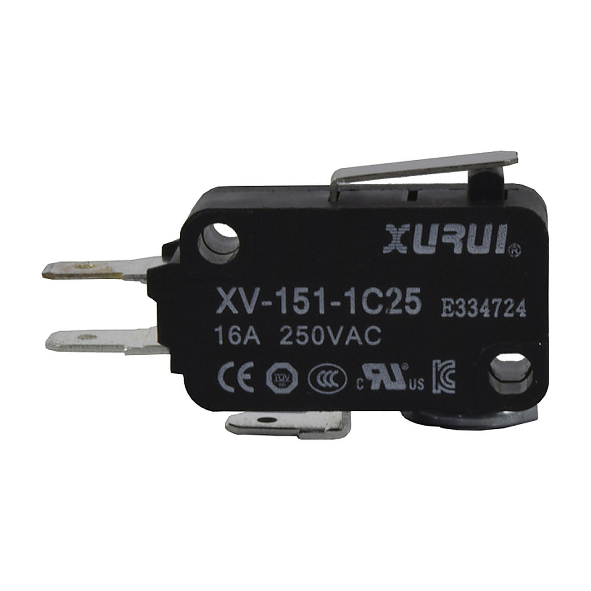 Micro switch Xurui de palanca corta XV-151-1C25-1
