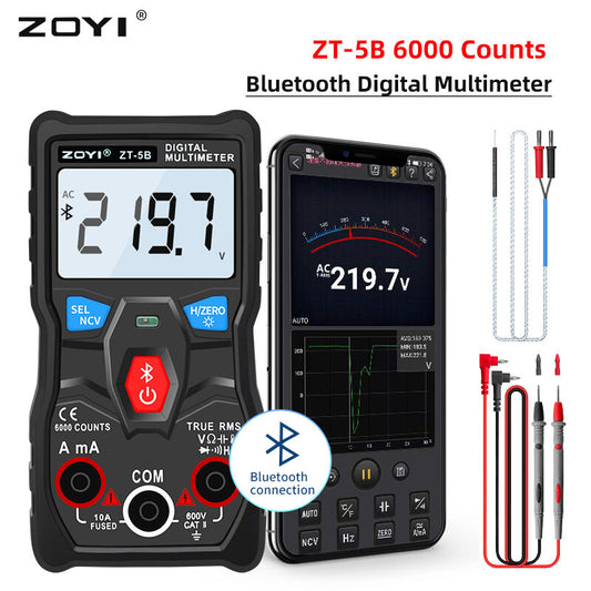 Multímetro ZOYI ZT-5B automático con bluetooth-2