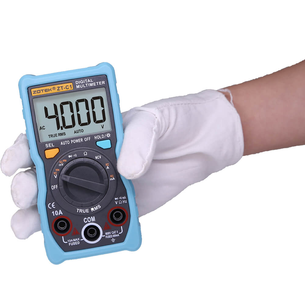 Multímetro ZOYI ZT-C4 autorango, true RMS, temperatura y capacitancia-4