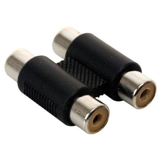 Adaptador N.A. de 2 RCA hembra a 2 RCA hembra-1