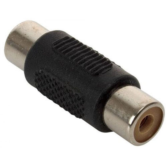 Adaptador N.A. de RCA hembra a RCA hembra, negro-1