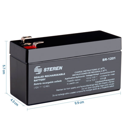 Batería recargable sellada de ácido-plomo 12V 1.2Ah-2