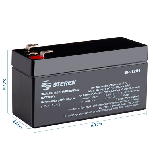 Batería recargable sellada de ácido-plomo 12V 1.2Ah-2