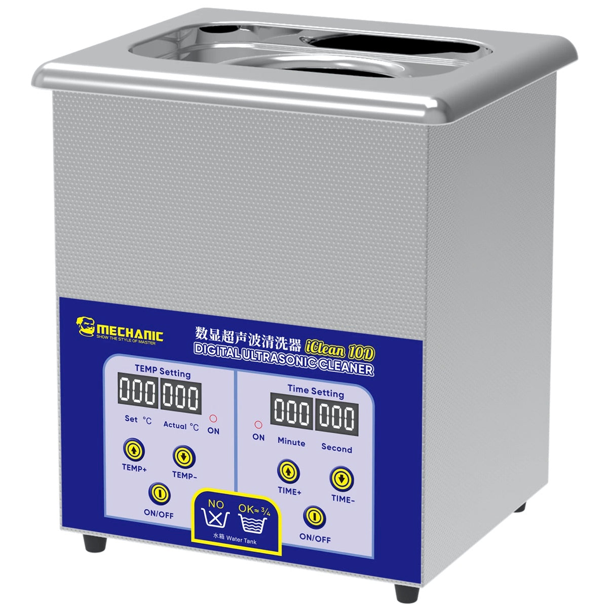 Limpiador ultrasónico Mechanic iClean 10D de 2 litros