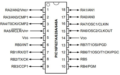 Microcontrolador PIC16F648A-2