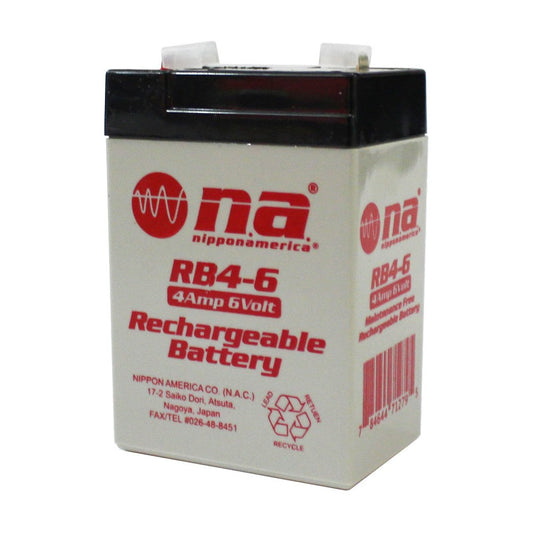 Batería recargable sellada de ácido-plomo 6V 4Ah-1