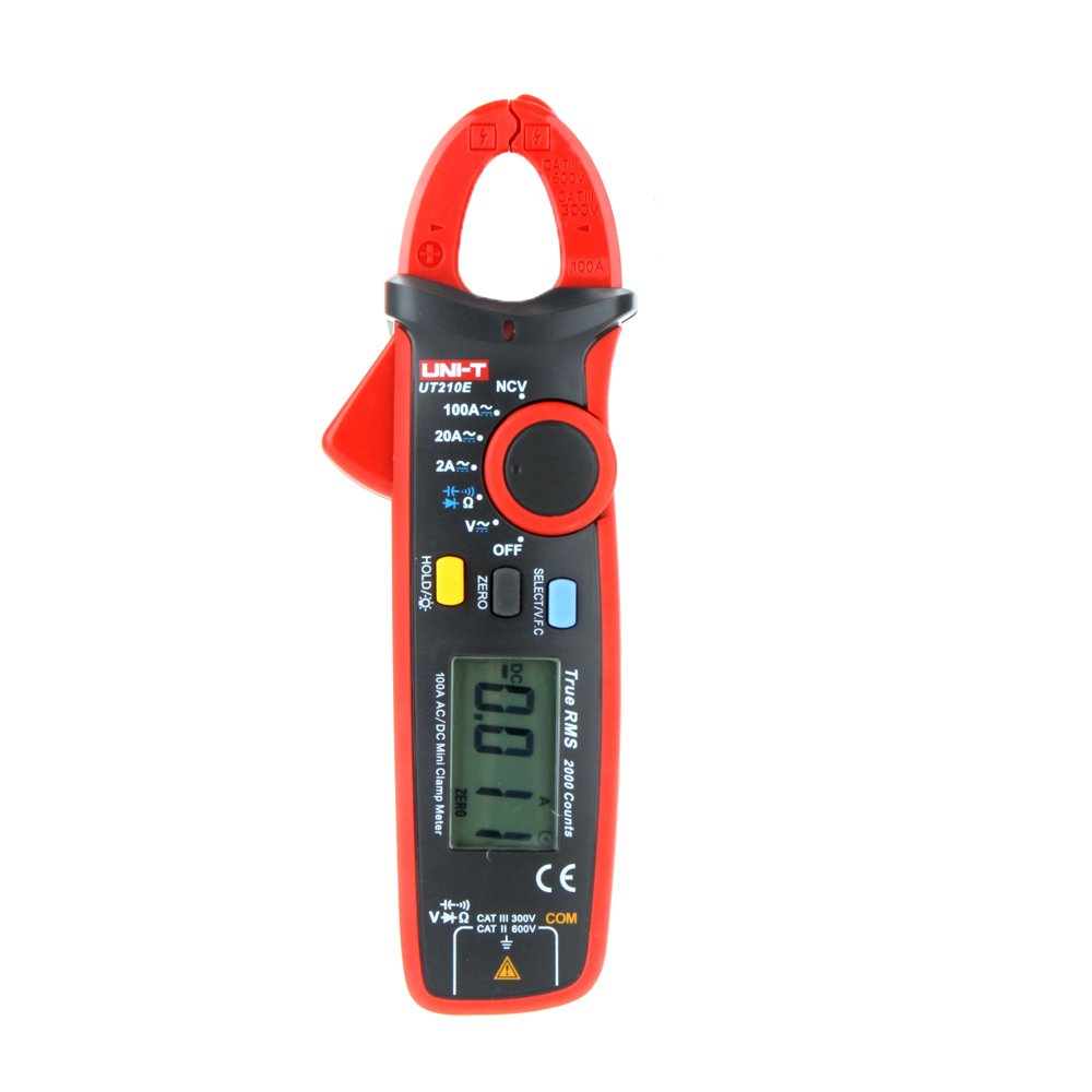 Multímetro de gancho profesional AC-DC, Uni-T UT210E