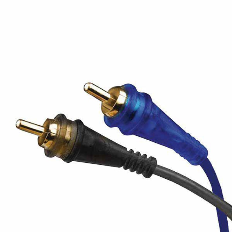 Cable Audiopipe flexible de RCA macho a RCA macho de 6.0 m
