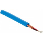 Cable balanceado para micrófono, azul - metro