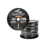 Cable balanceado para micrófono, negro - metro