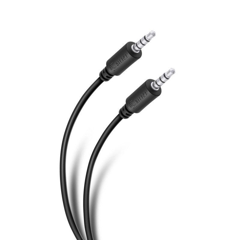 Cable auxiliar plug a plug 3.5 mm TRRS de 1.8 m