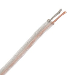 Cable para bocina transparente, calibre 12 - 15 metros