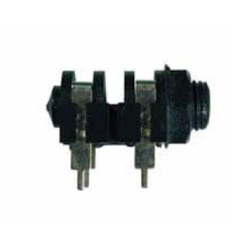Conector de audio N.A. de 6.3 mm mono hembra, para PCB