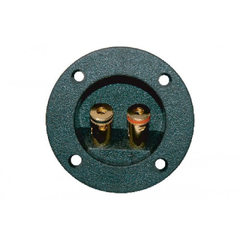 Terminal Nippon America - redonda con conectores dorados