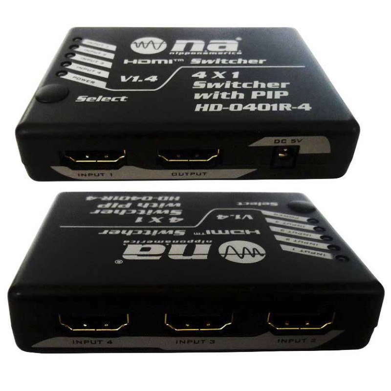 Switch N.A. HDMI de 4 vías 4K