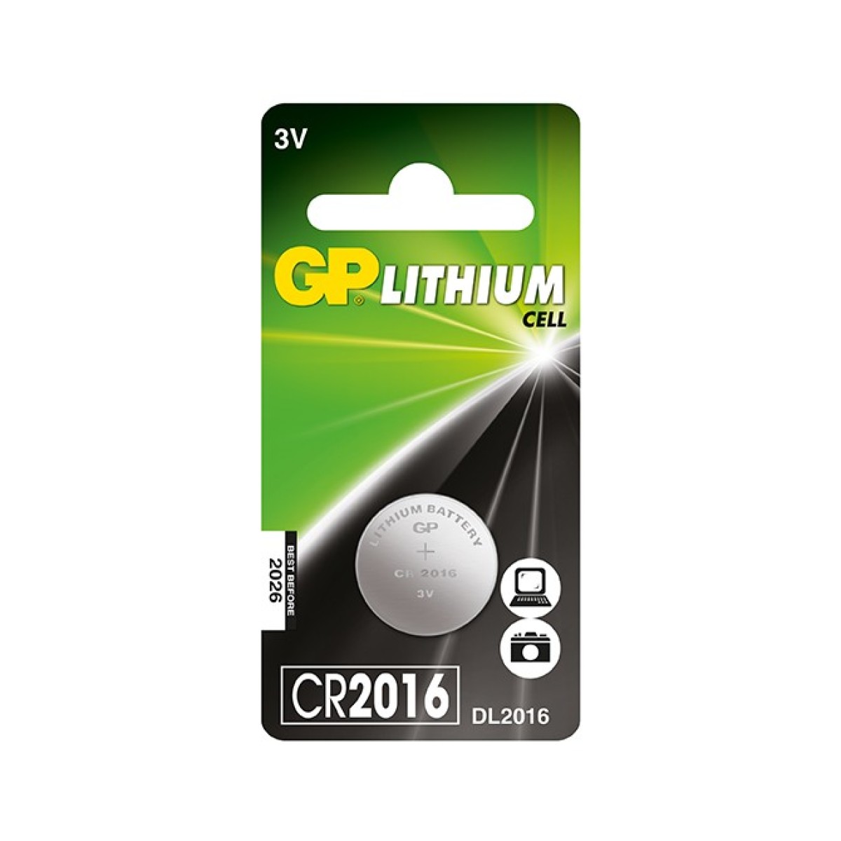 Batería GP de Litio CR2016 3V - Guatemala