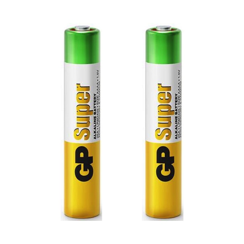 Batería GP Super Alcalina AAAA 1.5V - 2 piezas