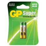 Batería GP Super Alcalina AAAA 1.5V - 2 piezas