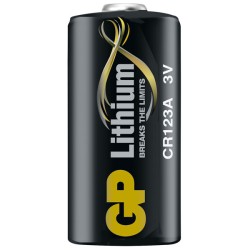 Batería GP de litio CR123A 3V
