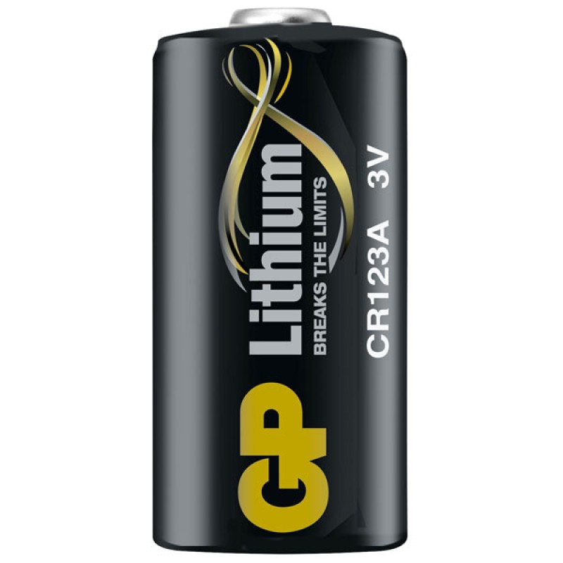 Batería GP de litio CR123A 3V