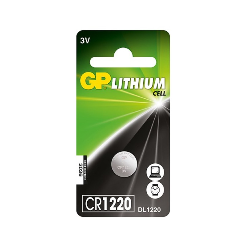 Batería GP de Litio CR1220 3V