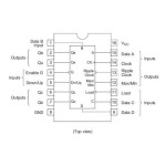 Contador BCD Síncrono Up/Down SN74LS190N