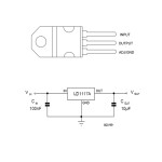 Regulador de voltaje de 3.3V LD1117AL-33