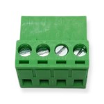 Bornera desmontable de 4 contactos 2EDG5-08-4P a 90 grados