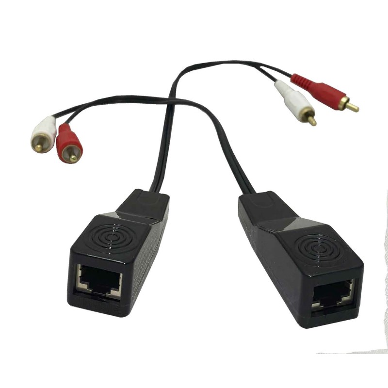 Extensor N.A. de RCA con RJ45 - 2 unidades