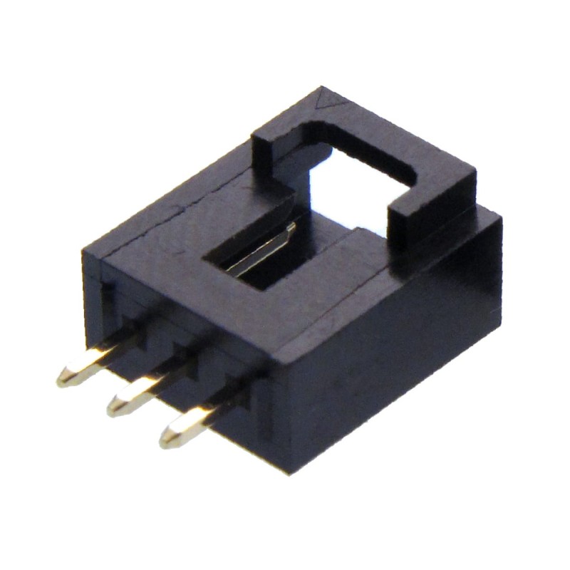 Conector macho a placa de 3 pines