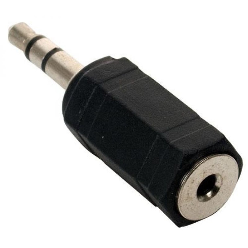 Adaptador N.A. de 2.5 mm hembra a 3.5 mm macho, estéreo