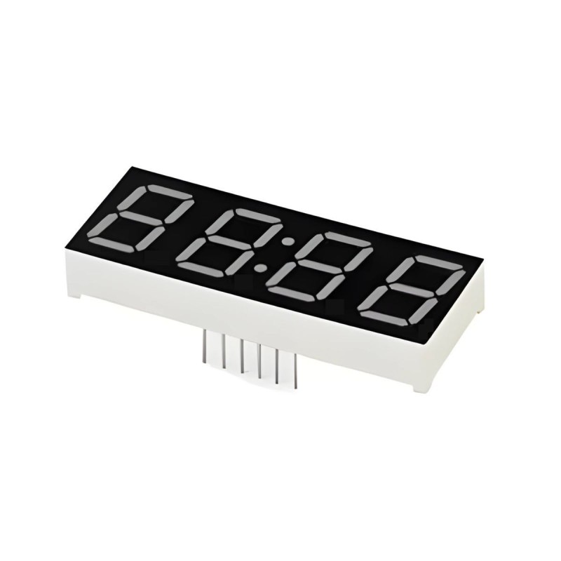 Display de 7 segmentos de reloj, cátodo común de 0.36"