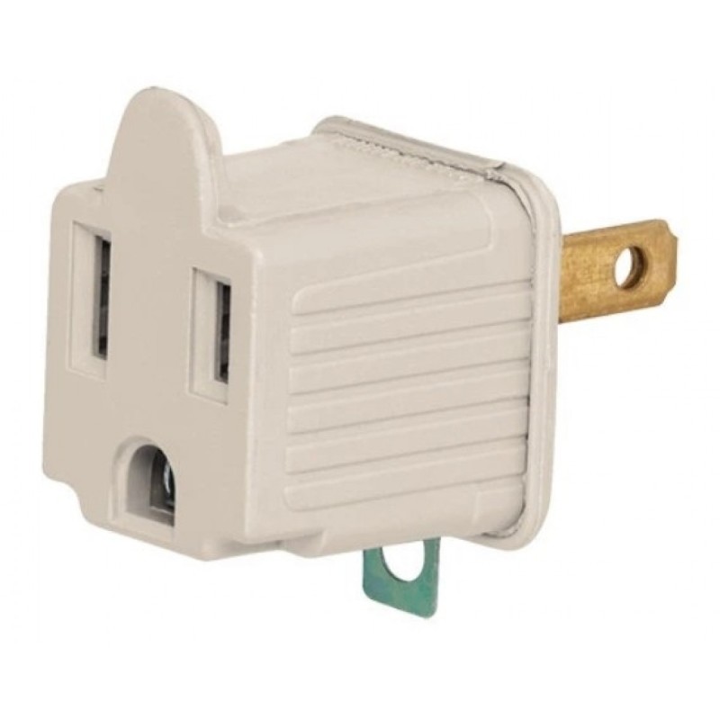 Adaptador de 3 a 2 UL gris