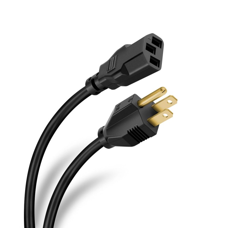 Cable de alimentación AC para computadora de 1.8m