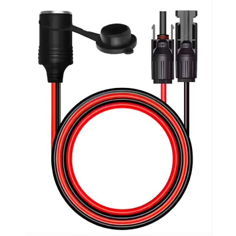 Cable de MC4 a conector hembra de cigarrera - 2m
